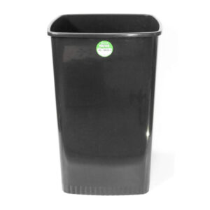 CESTO CUADRADO X 23 L.NEGRO S/TAPA