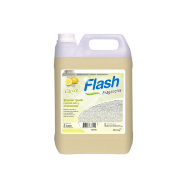 FLASH FRAGANCIAS CITRICO X 5 LT.LIMPIADOR AROMATIZANTE