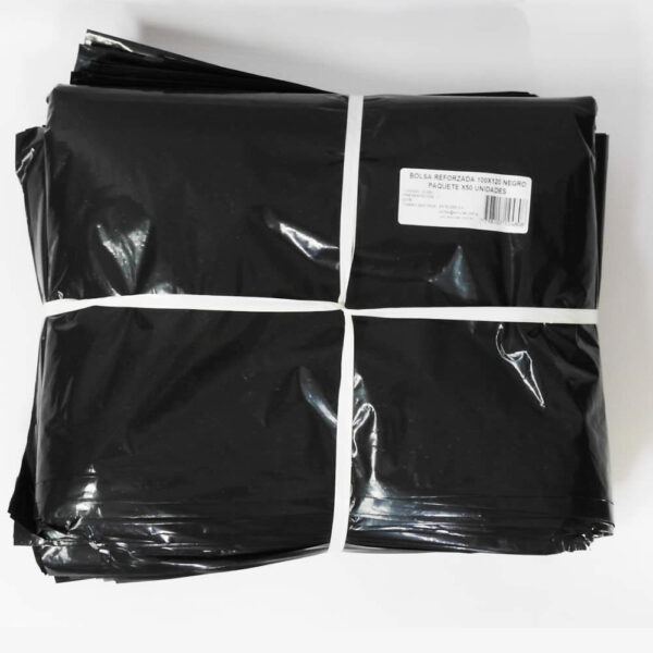 REFORZADA BOLSA NEGRA 100X120X50 UDS.