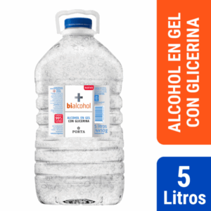 BIALCOHOL GEL CON GLICERINA X 5 LT. PORTA