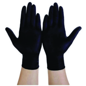 GUANTES NITRILO NEGRO X 100 TALLE L