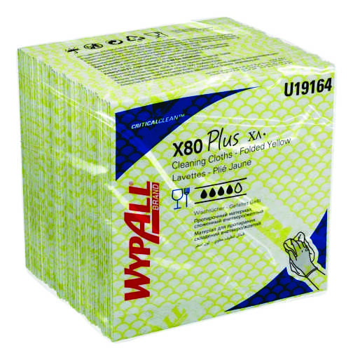 WYPALL 30 PANO LIMPIEZA X80 AMARILLO HOJA 38,4X32,9CM