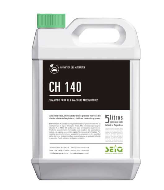 CH140 SHAMPOO P/AUTOMOTOR PH8 (1 EN 400) X5L.SEIQ