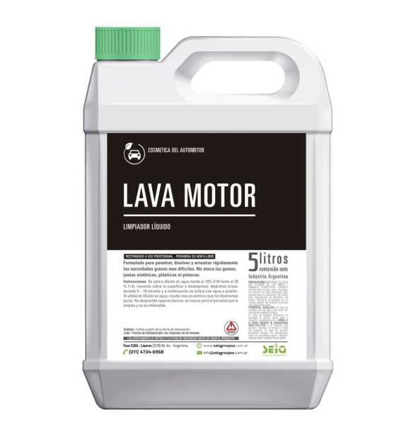 LAVA MOTOR X 5 LT. AUTOMOTOR SEIQ