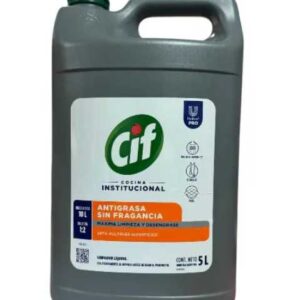 CIF LIMPIADOR ANTIGRASA X 5 LTS.